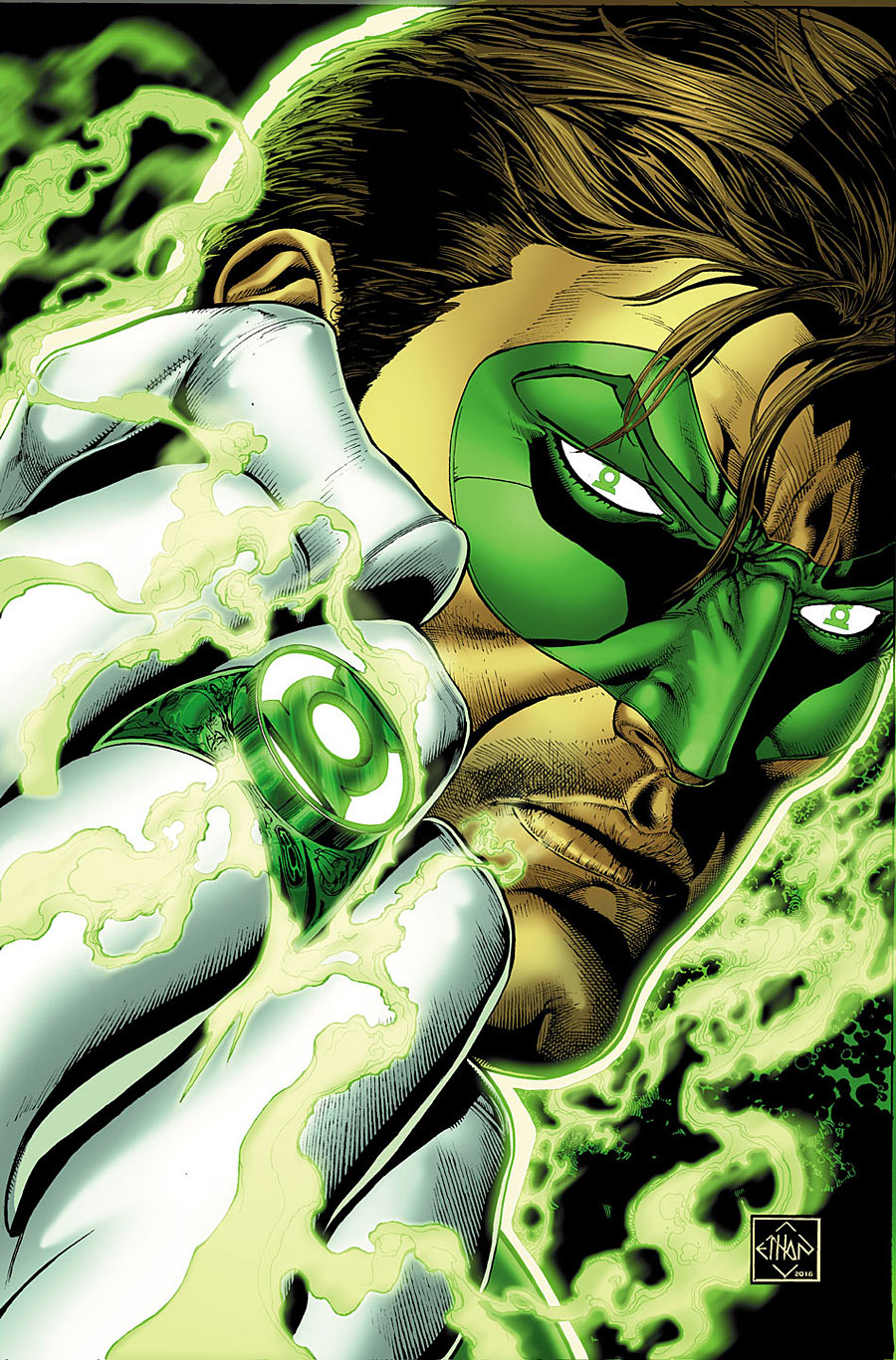 Hal Jordan and the Green Lantern Corps: Rebirth #1, copertina di Ethan Van Sciver