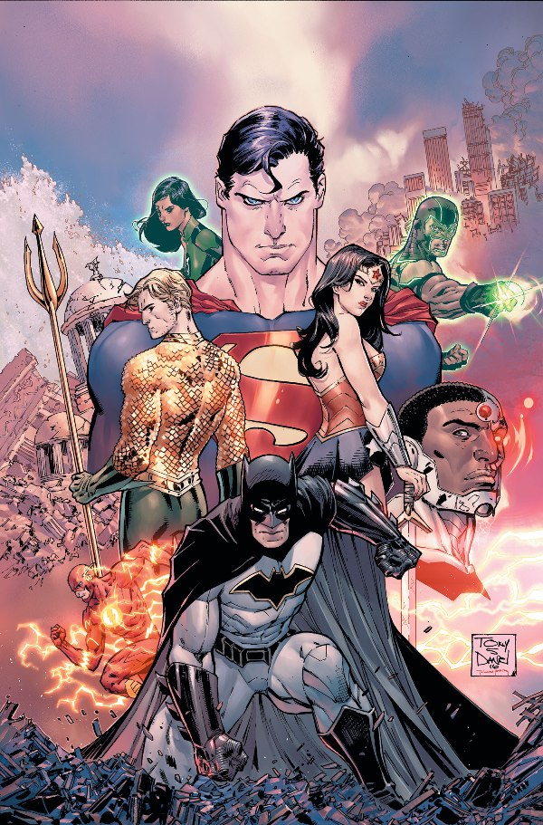 Justice League #1, copertina di Tony S. Daniel