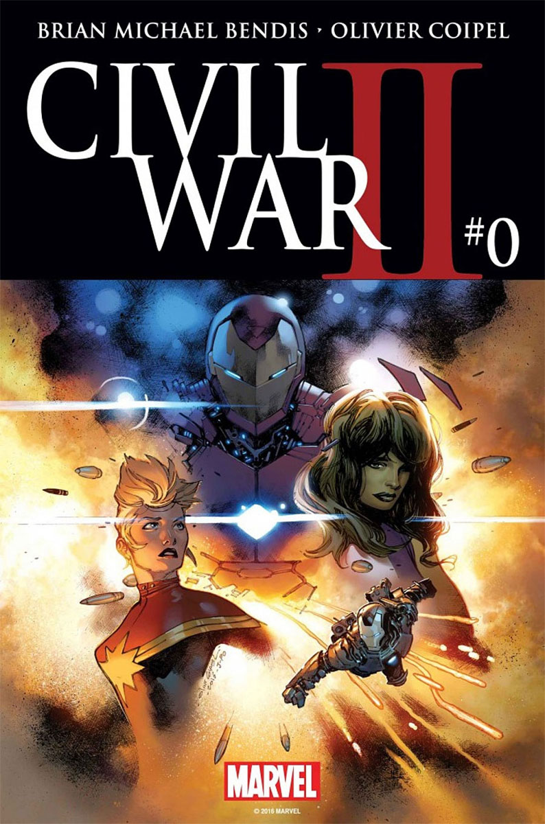 02. Civil War II #0, di Brian M. Bendis e Olivier Coipel, copertina di Olivier Coipel - Marvel