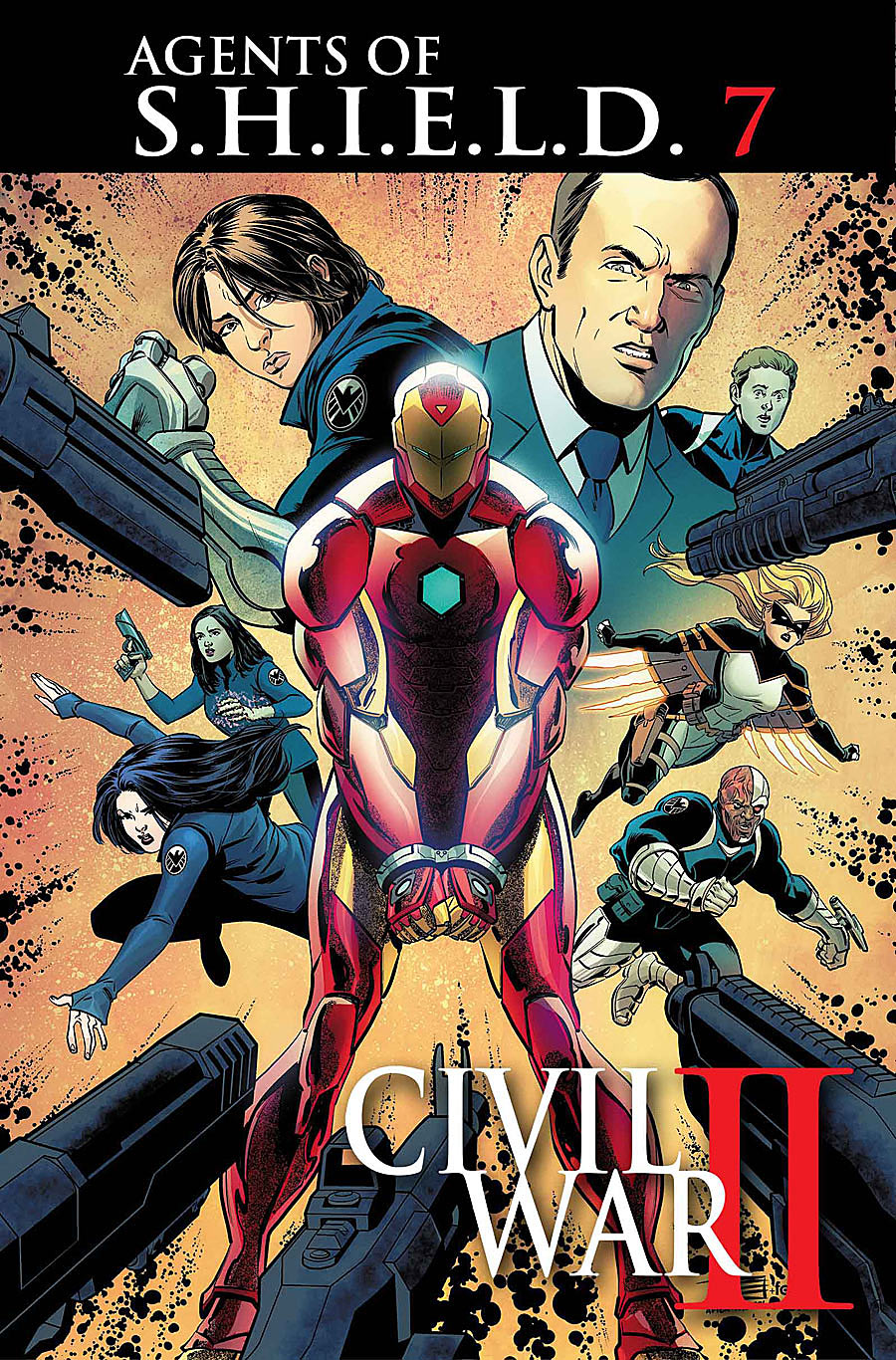 Agents of S.H.I.E.L.D. #7, copertina di German Peralta