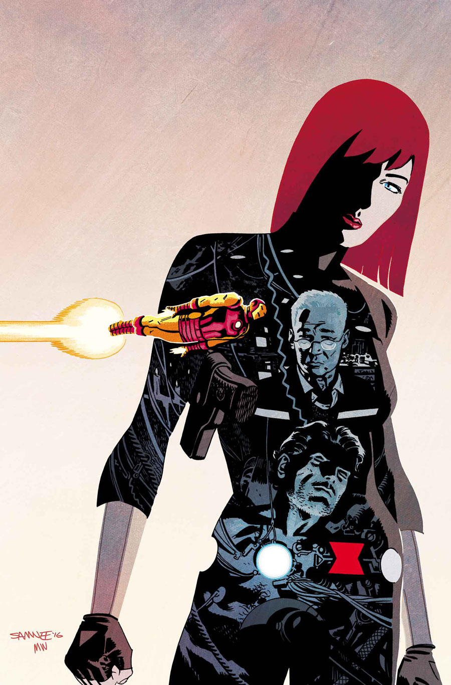 Black Widow #6, copertina di Chris Samnee