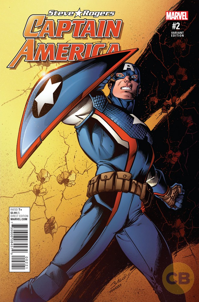 Captain America Steve Rogers #2, variant cover di Mark Bagley