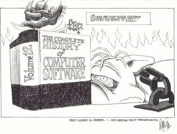 Cerebus In Hell?, Sketch di Dave Sim