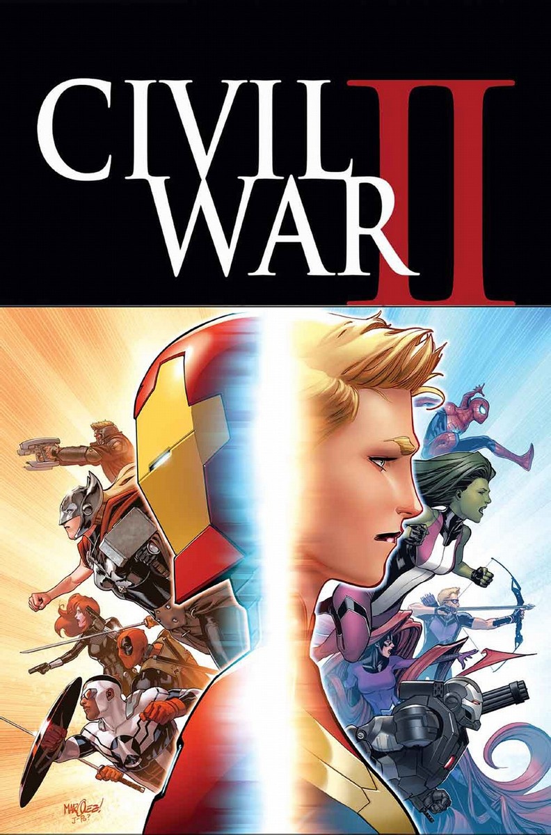 Civil War II #1, variant cover di David Marquez