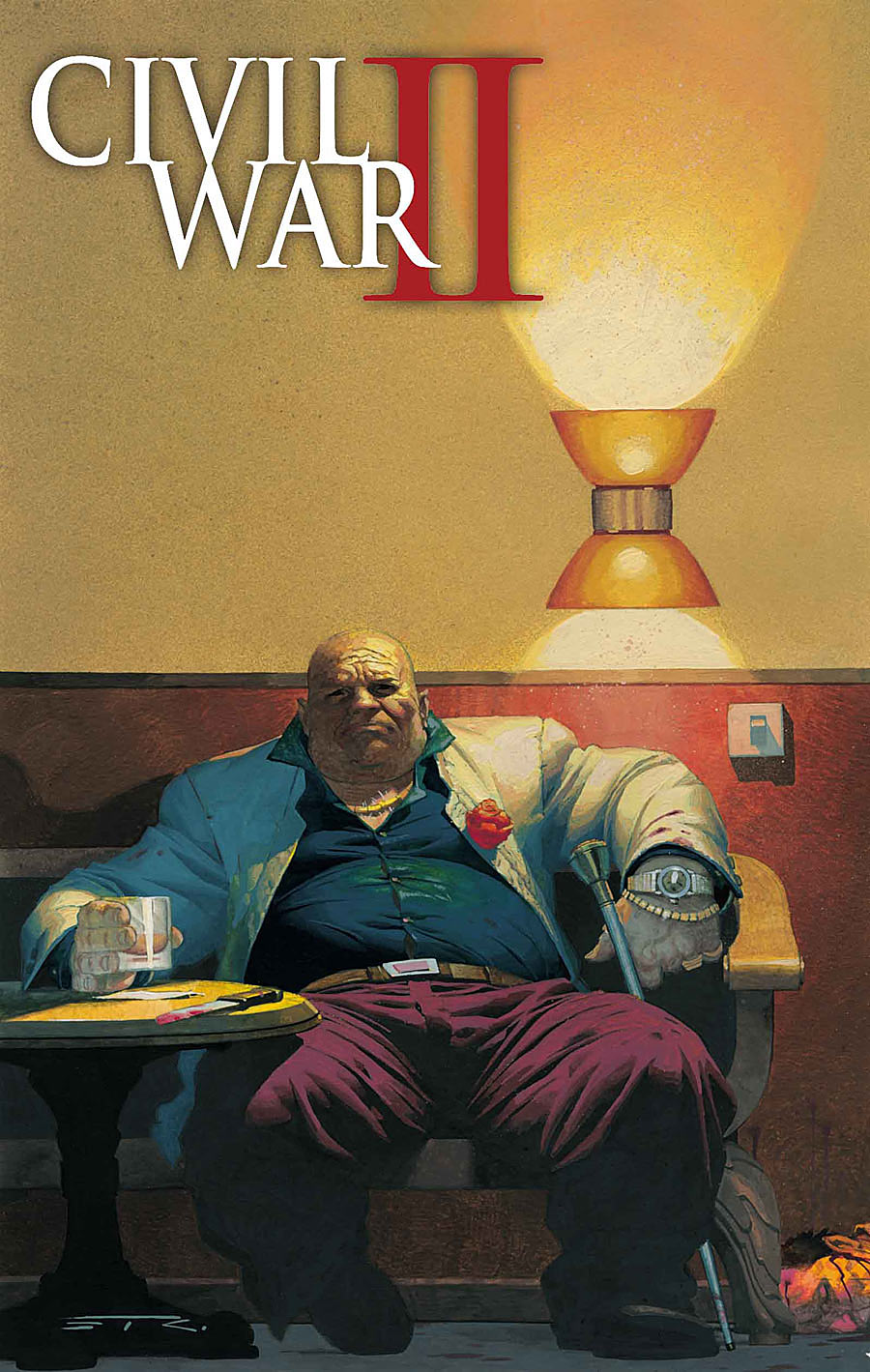 Civil War II: Kingpin #1, copertina di Esad Ribic