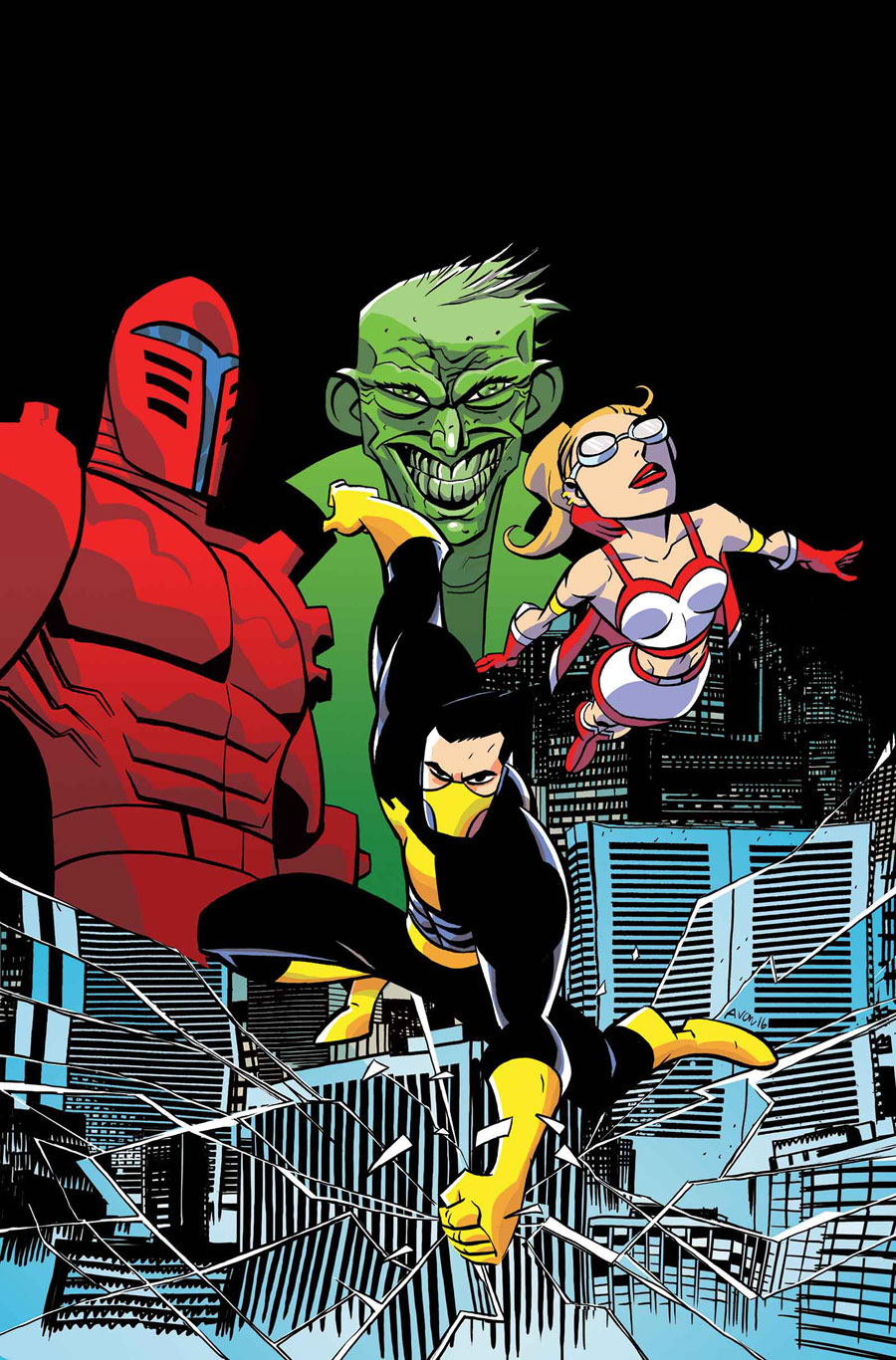 Powers #7, copertina di Michael Avon Oeming