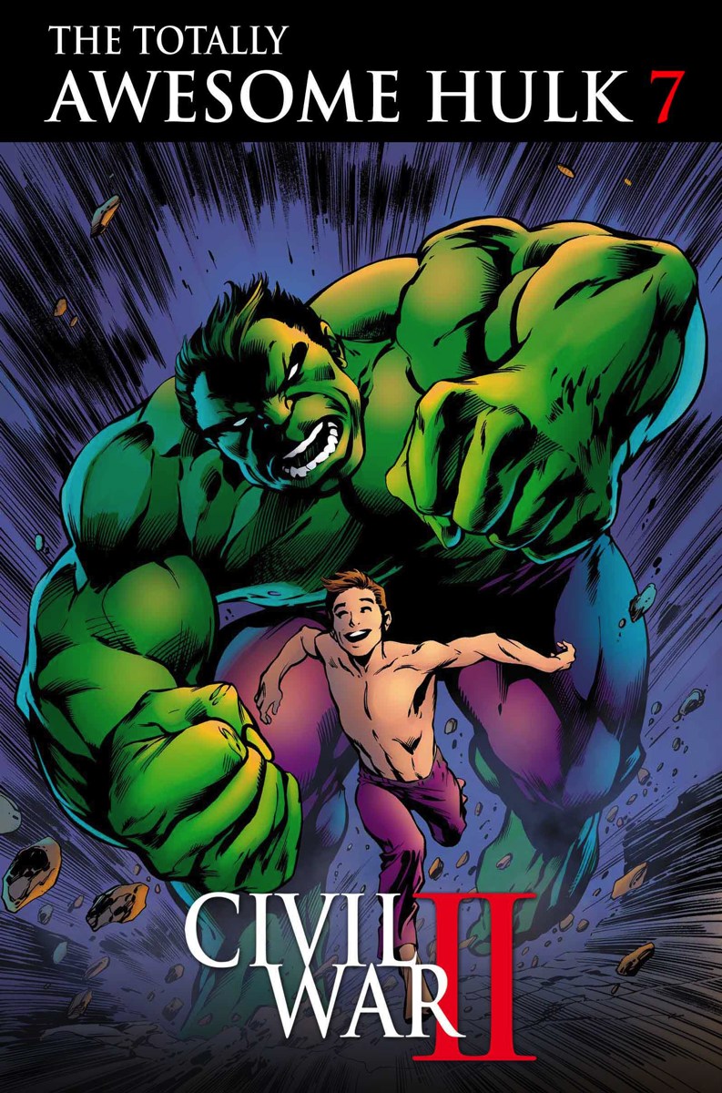 Totally Awesome Hulk #7, copertina di Alan Davis