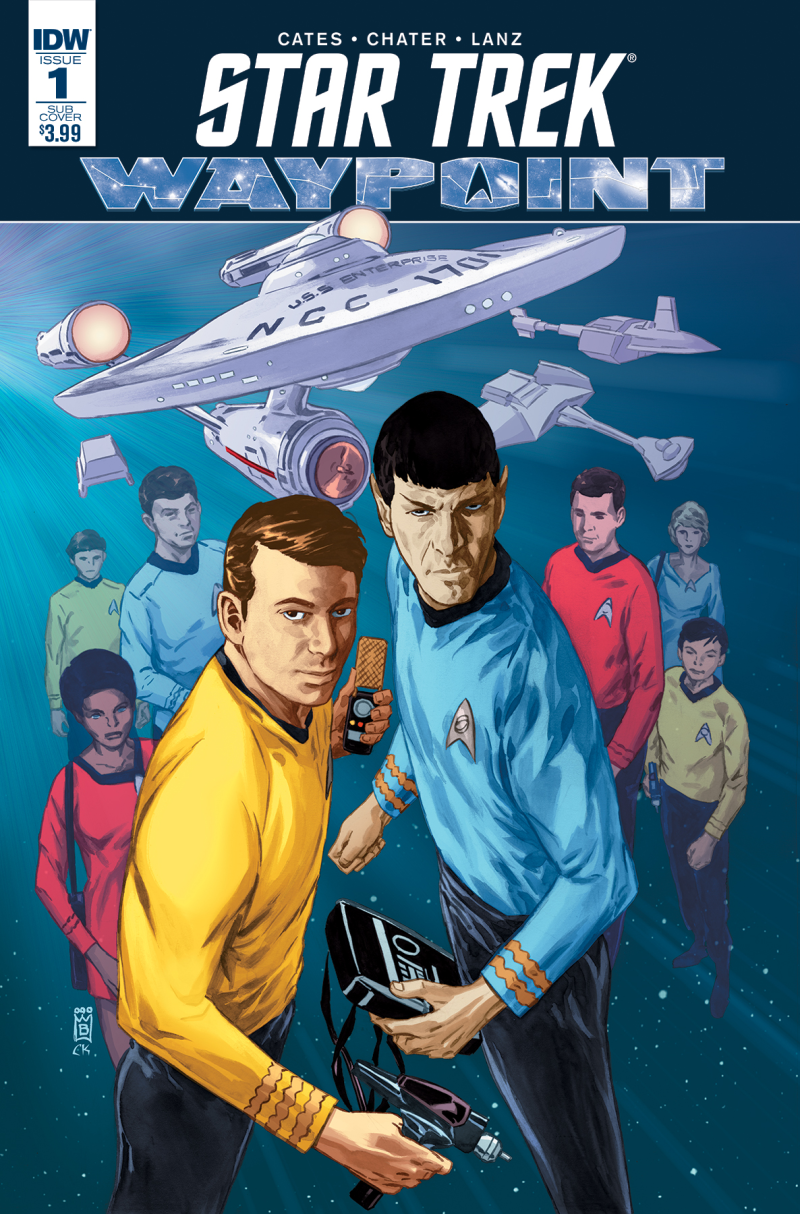 Star Trek: Waypoint #1, copertina di Mark Buckingham