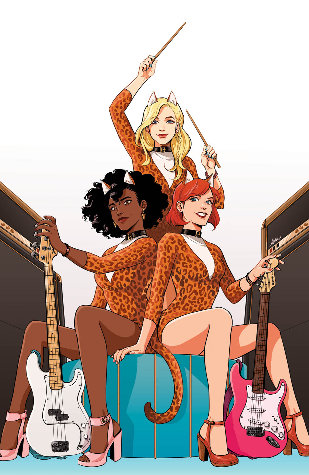 Josie & the Pussycats #1, copertina di Audrey Mok