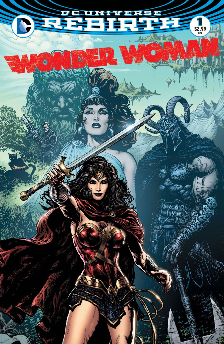 Wonder Woman #1, copertina di Liam Sharp