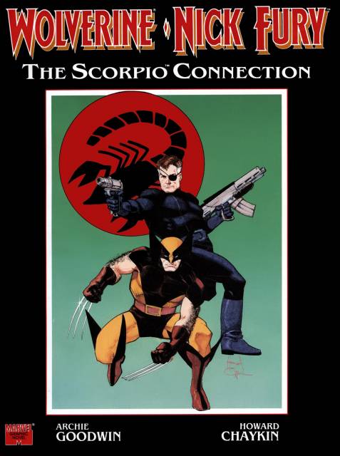 Wolverine Nick Fury: The Scorpio Connection, copertina di Howard Chaykin