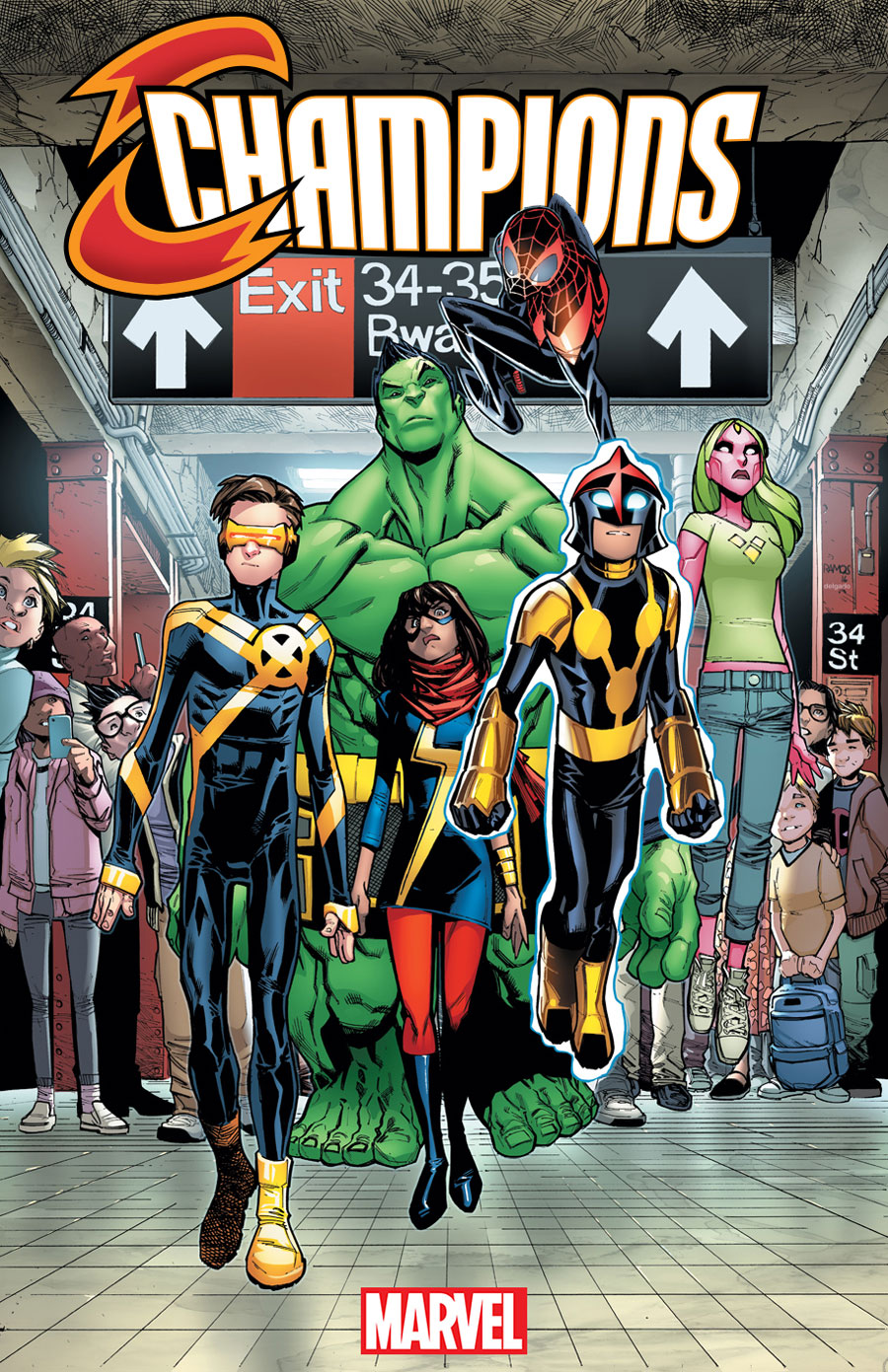 Champions #1, copertina di Humberto Ramos