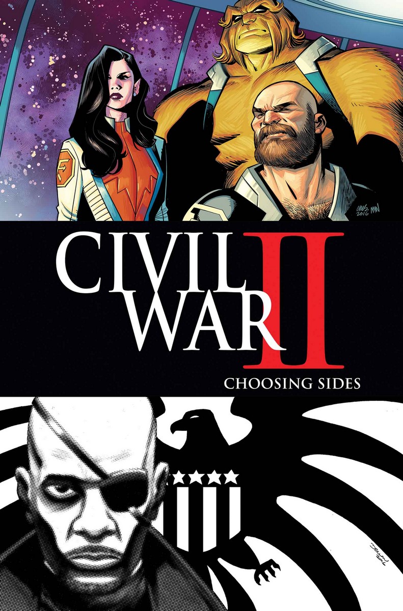 Civil War II: Choosing SIdes #5, copertina di Cameron Stewart e Declan Shalvey