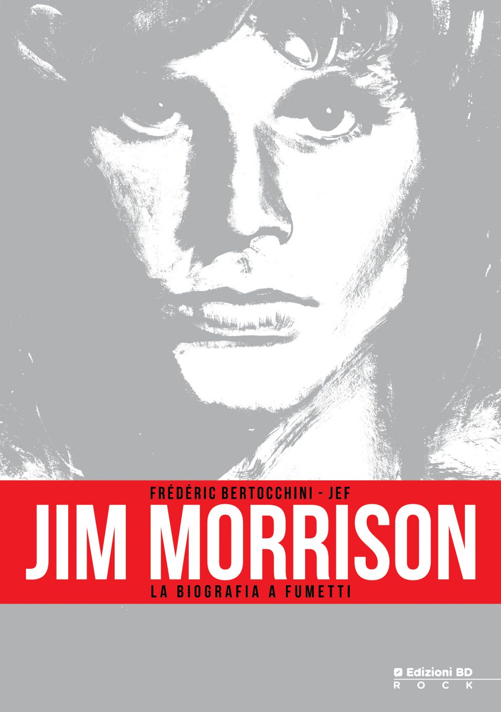 Jim Morrison - La biografia a fumetti, copertina di Jef