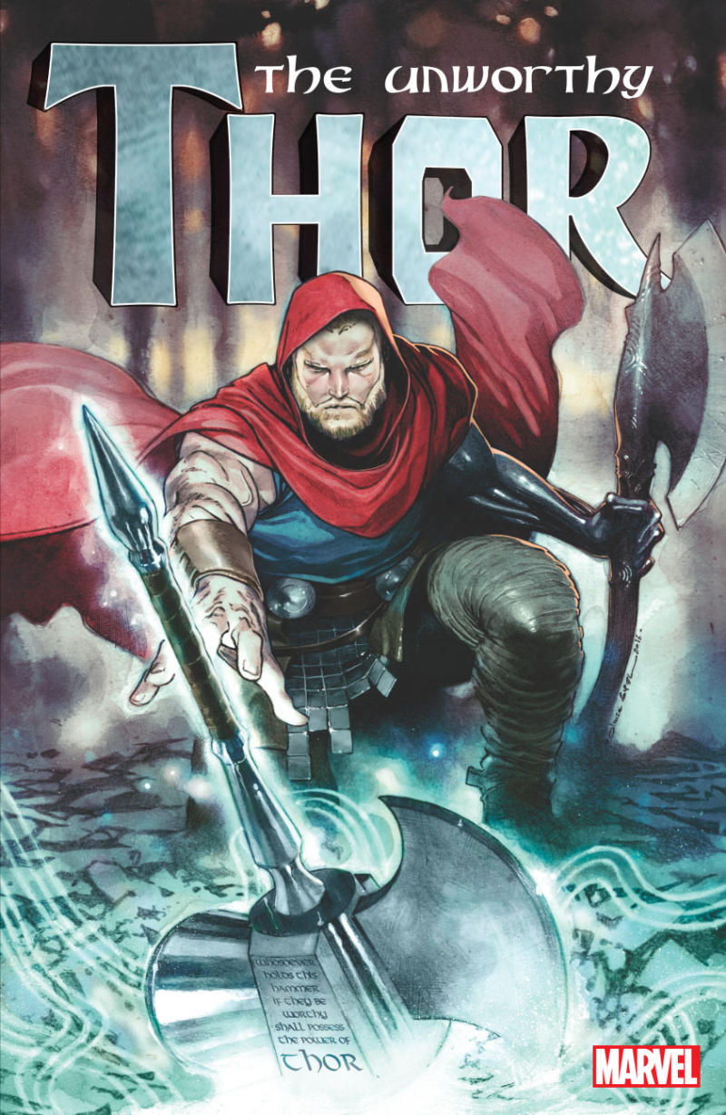 The Unworthy Thor #1, copetina di Olivier Coipel