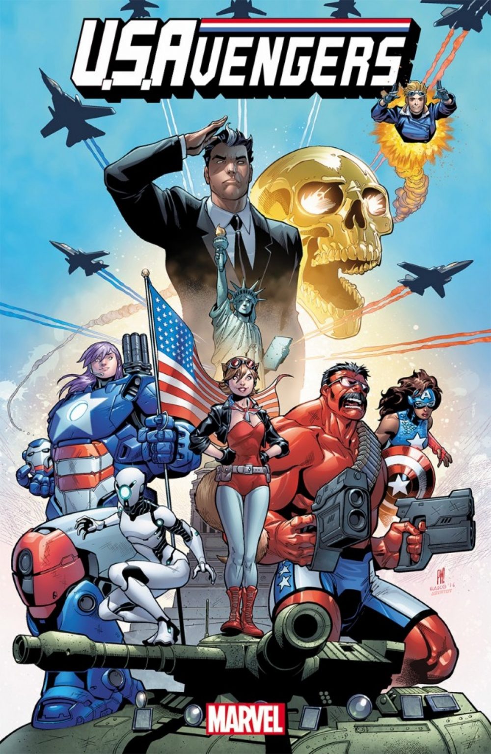 U.S.Avengers #1, copertina di Paco Medina