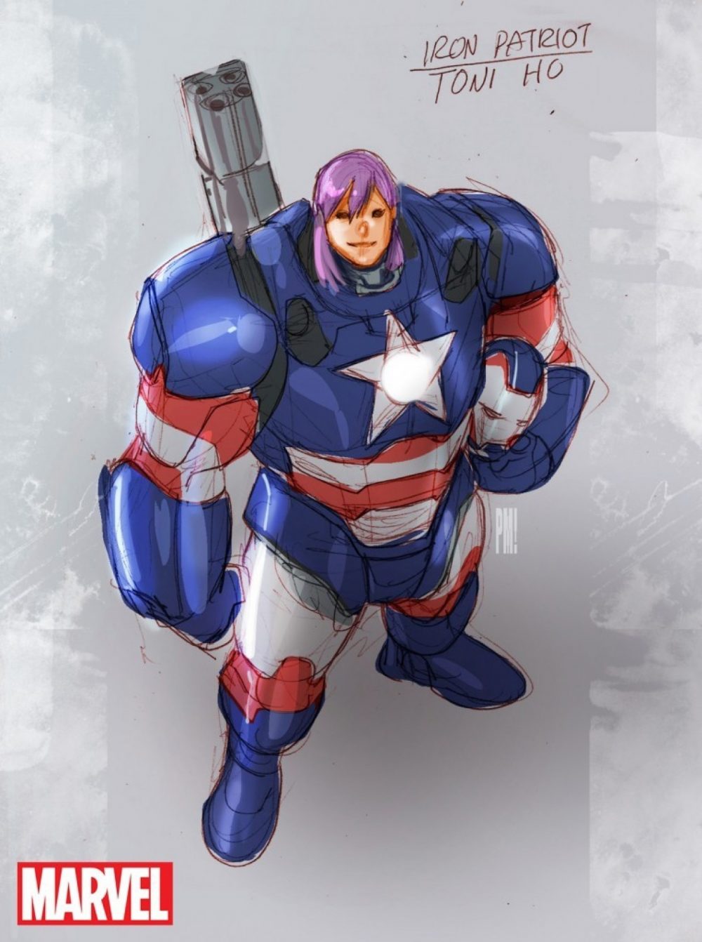 U.S.Avengers #1, studi di Paco Medina 01