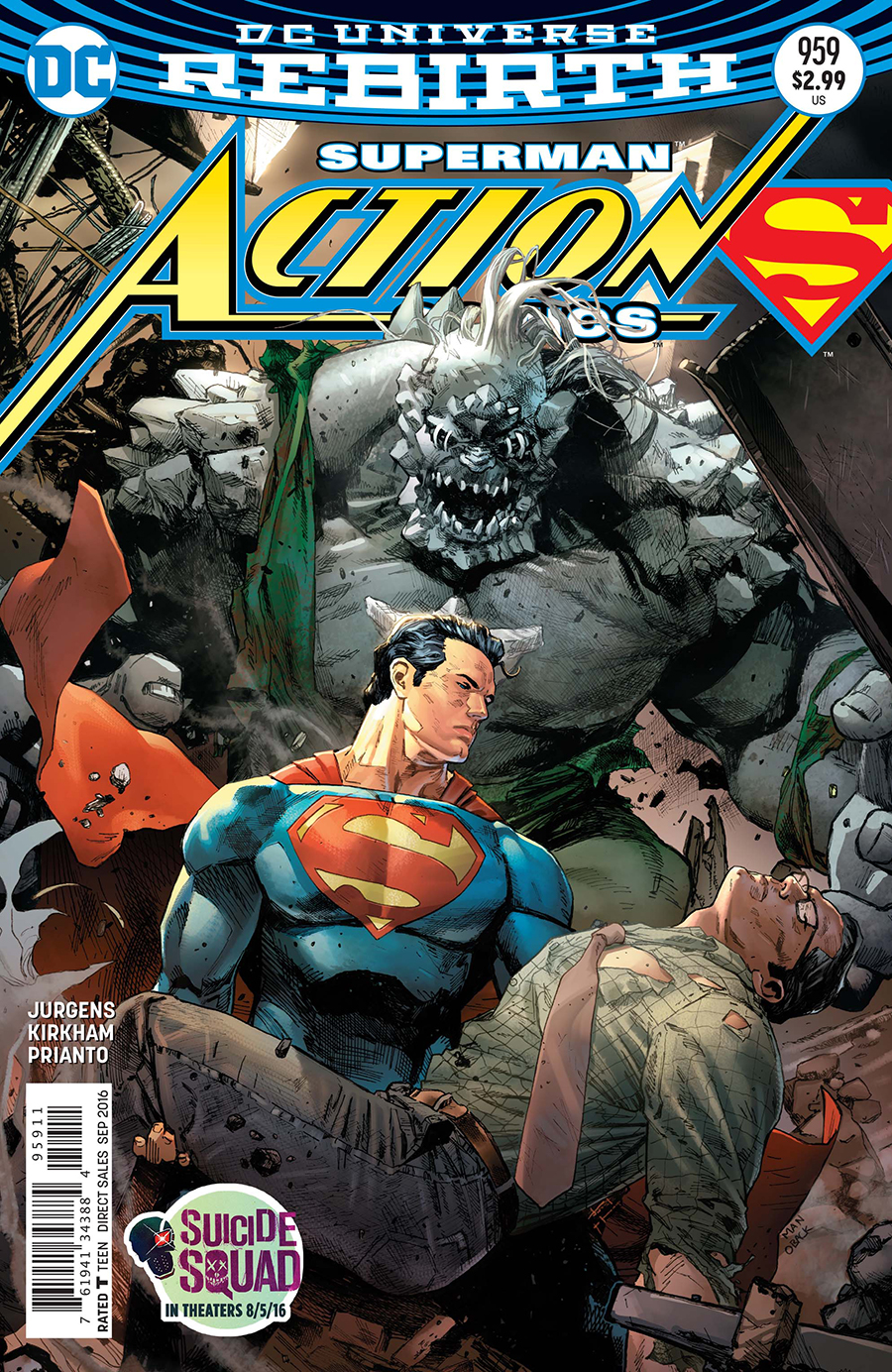 Action Comics #959, copertina di Clay Mann