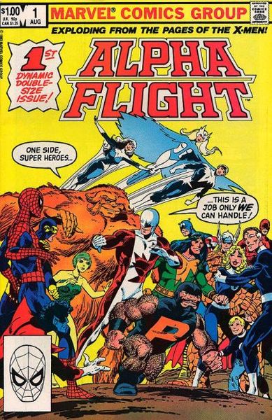 Alpha Flight #1, copertina di John Byrne