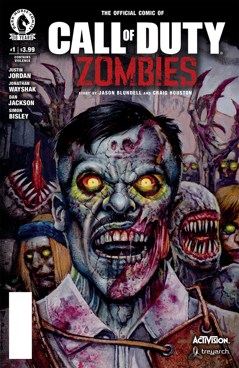 Call of Duty Zombies #1, copertina di Simon Bisley