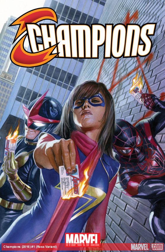 Champions #1, variant cover di Alex Ross