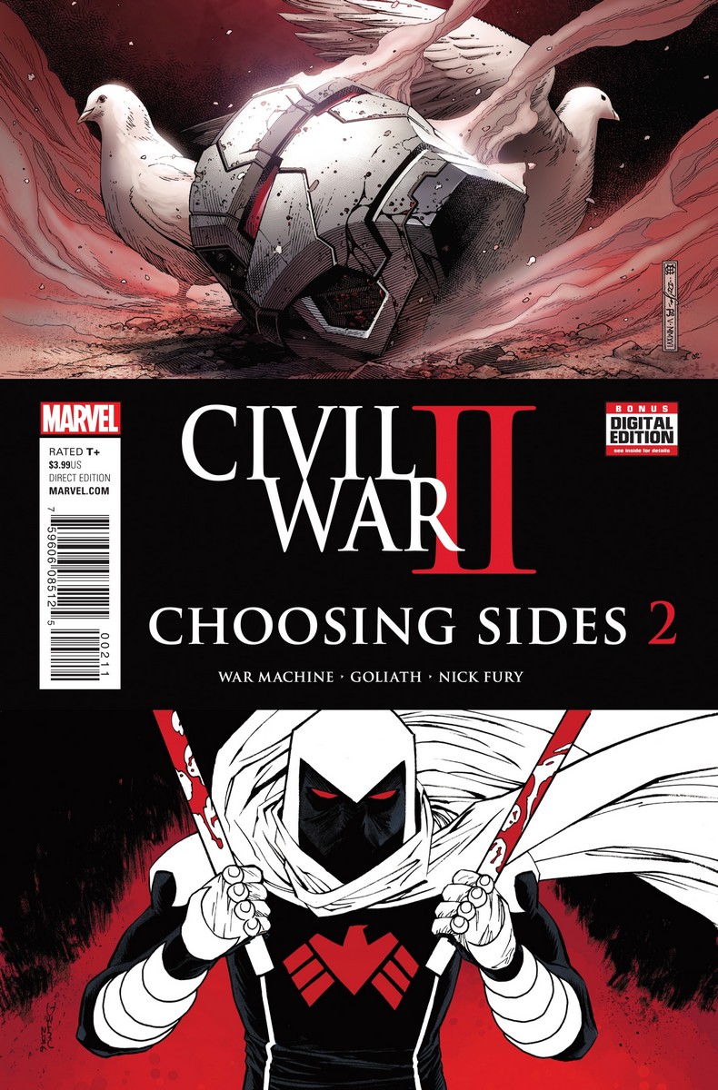 Civil War II, Choosing Sides #2, copertina di Jim Cheung e Declan Shalvey