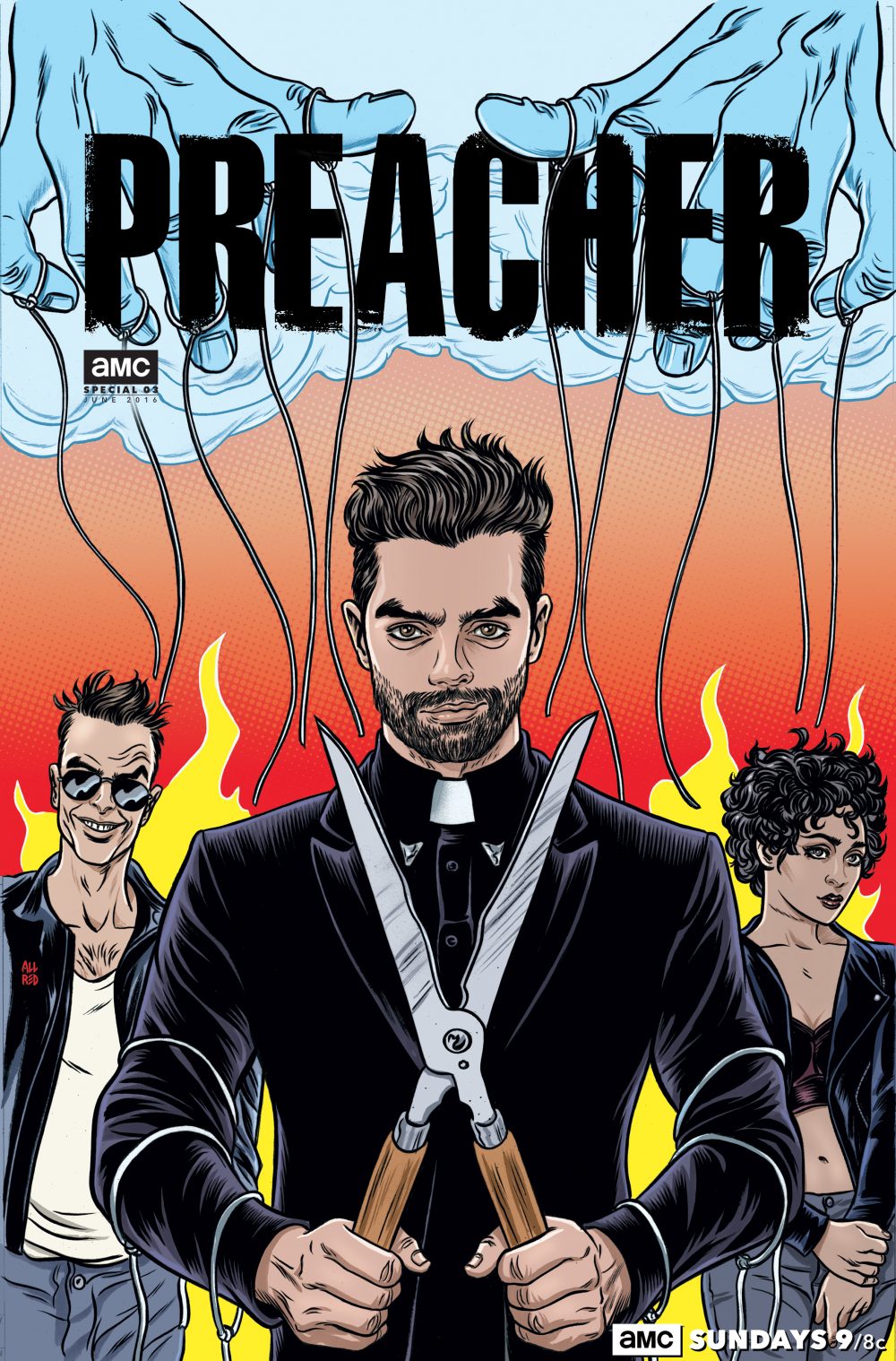 Preacher, locandina di Mike Allred