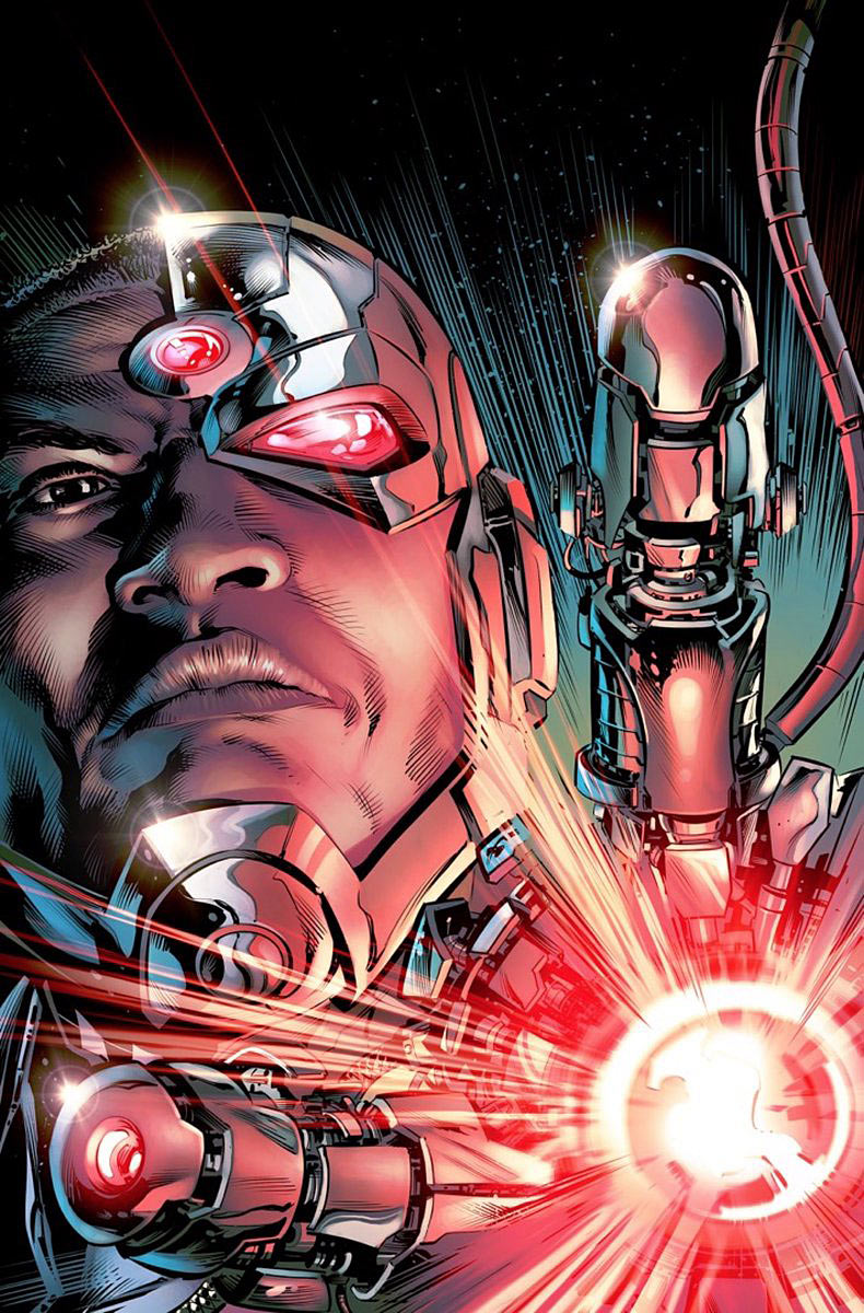 Cyborg: Rebirth #1, copertina di Paul Pelletier