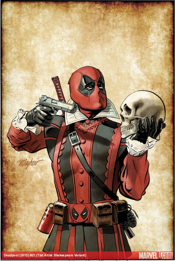 Deadpool #21, variant cover di Mike Mayhew