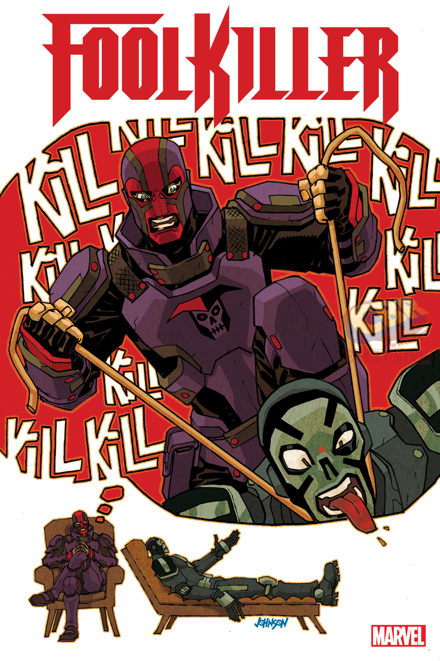 Foolkiller #1, copertina di Dave Johnson