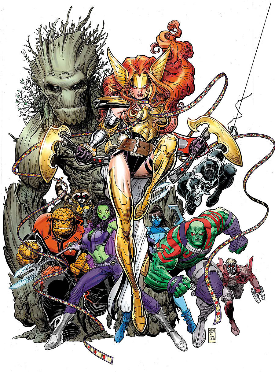 Guardians of the Galaxy #10, copertina di Arthur Adams