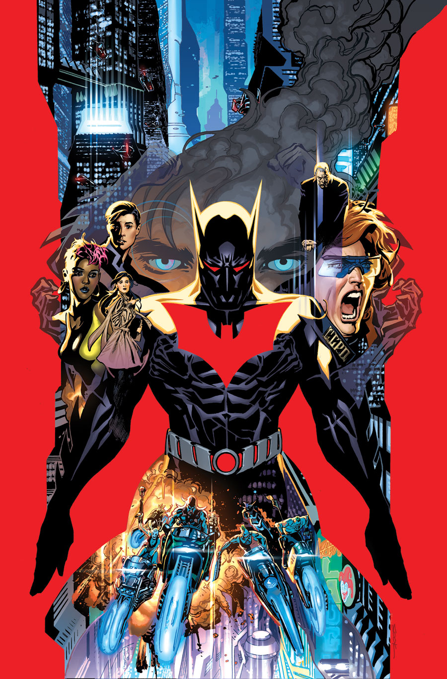 Batman Beyond #1, copertina di Ryan Sook