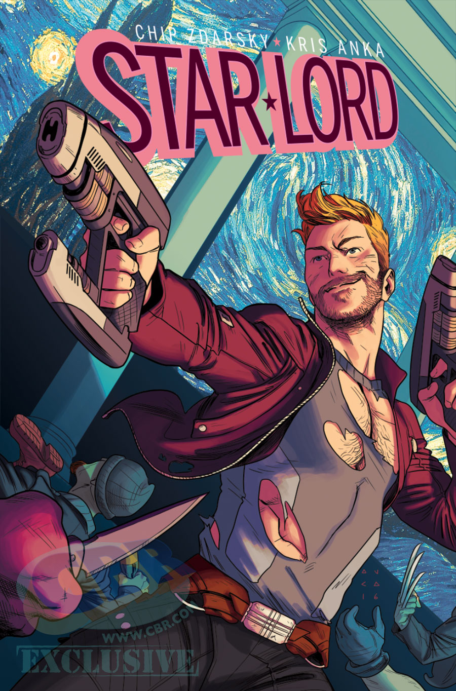 Star-Lord #1, copertina di Chris Anka