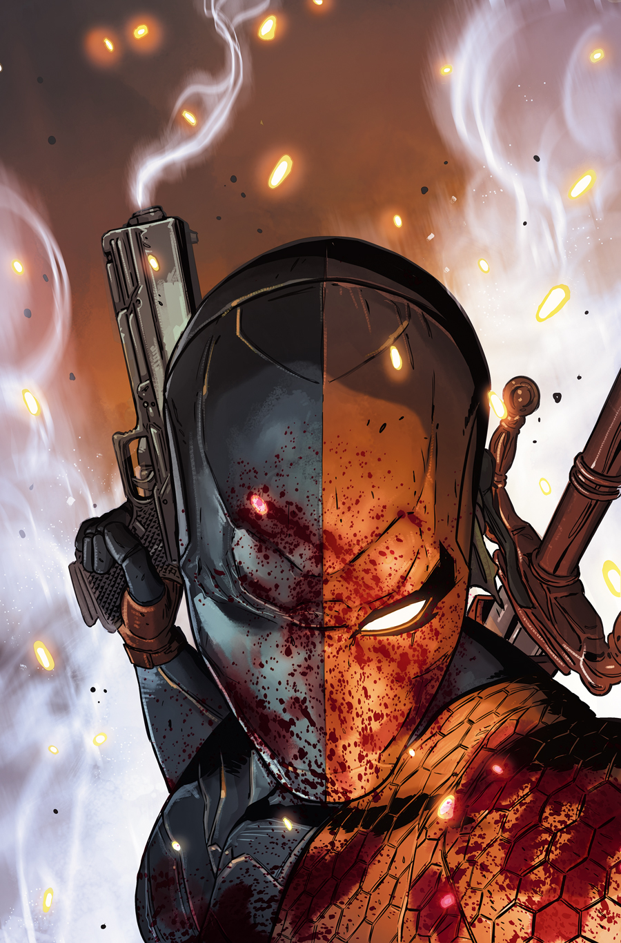 Deathstroke: Rebirth #1, copertina di ACO