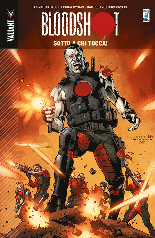 Bloodshot vol. 5: Sotto a chi tocca!, copertina di Lewis LaRosa