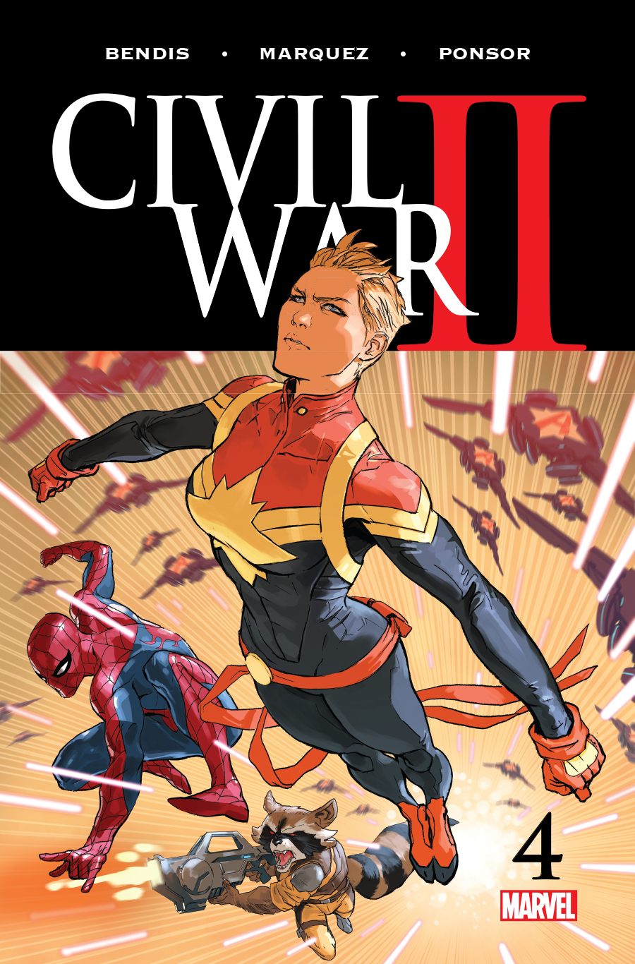 07. Civil War II #4, di Brian M. Bendis e David Marquez, copertina di Marko Djurdjevic - Marvel