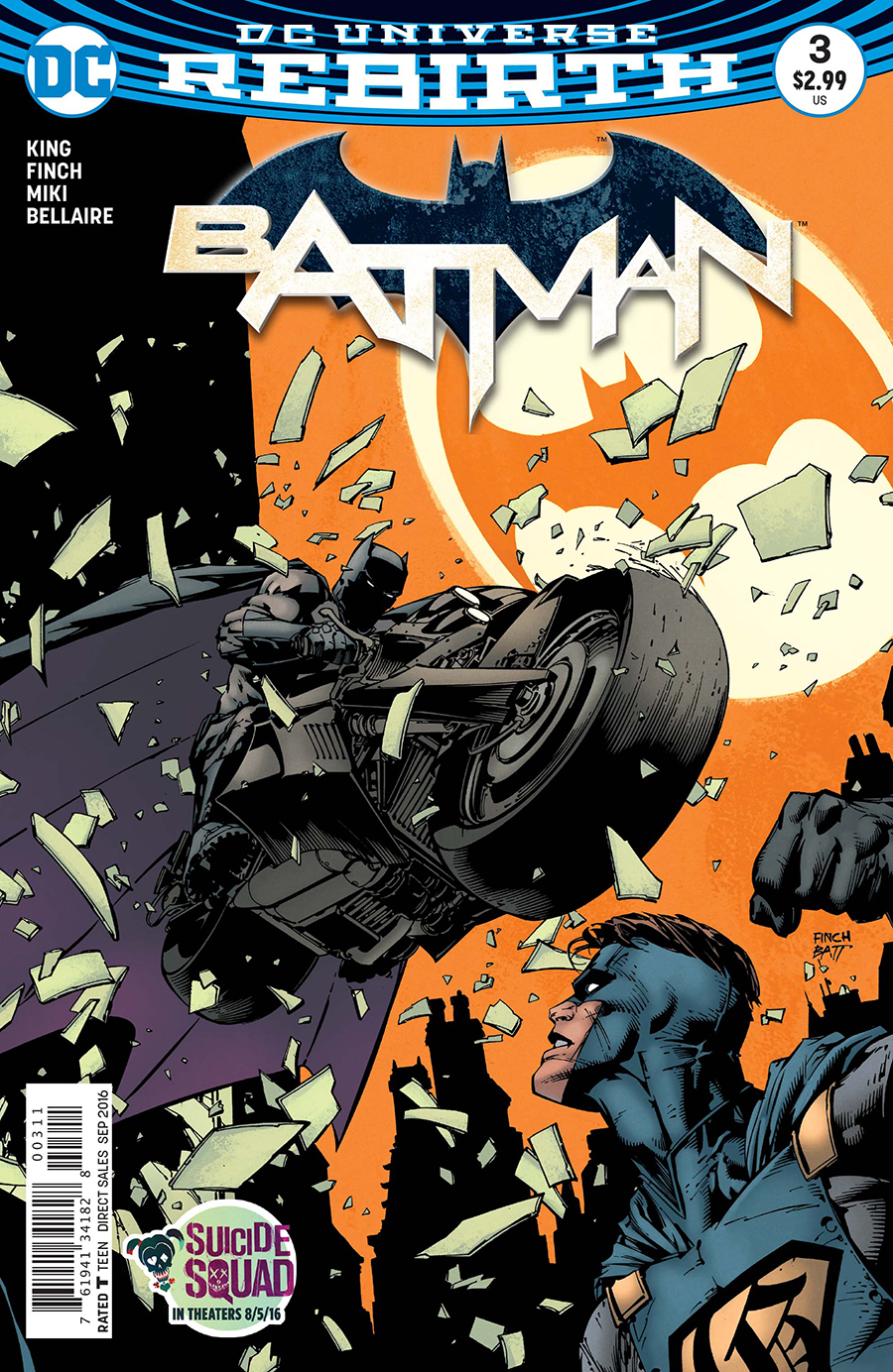 05. Batman #3, di Tom King e David Finch, copertina di David Finch - DC Comics