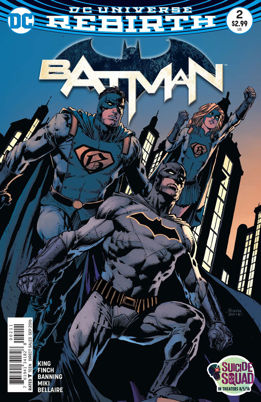 03. Batman #2, di Tom King e David Finch, copertina di David Finch - DC Comics