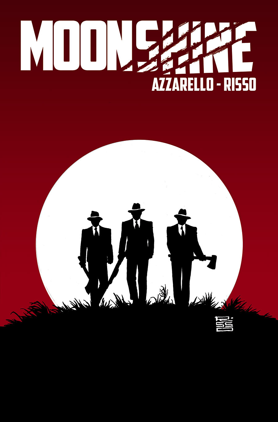 Moonshine #1, copertina di Eduardo Risso