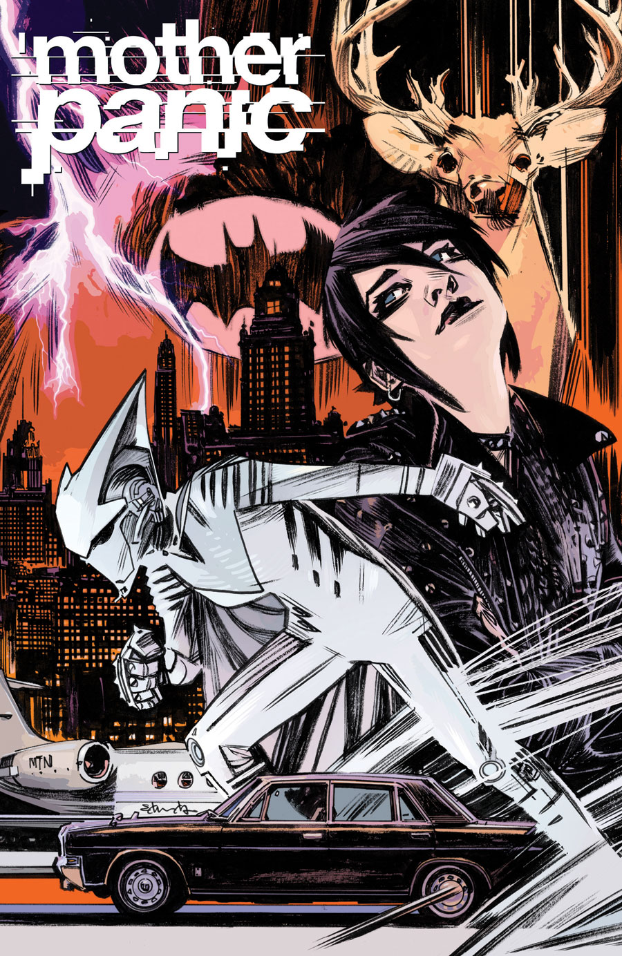 Mother Panic #1, copertina di Tommy Lee Edwards