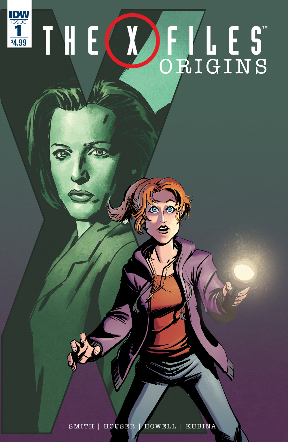 The X-Files- Origins #1, cover B di Chris Fenoglio e Corin Howell