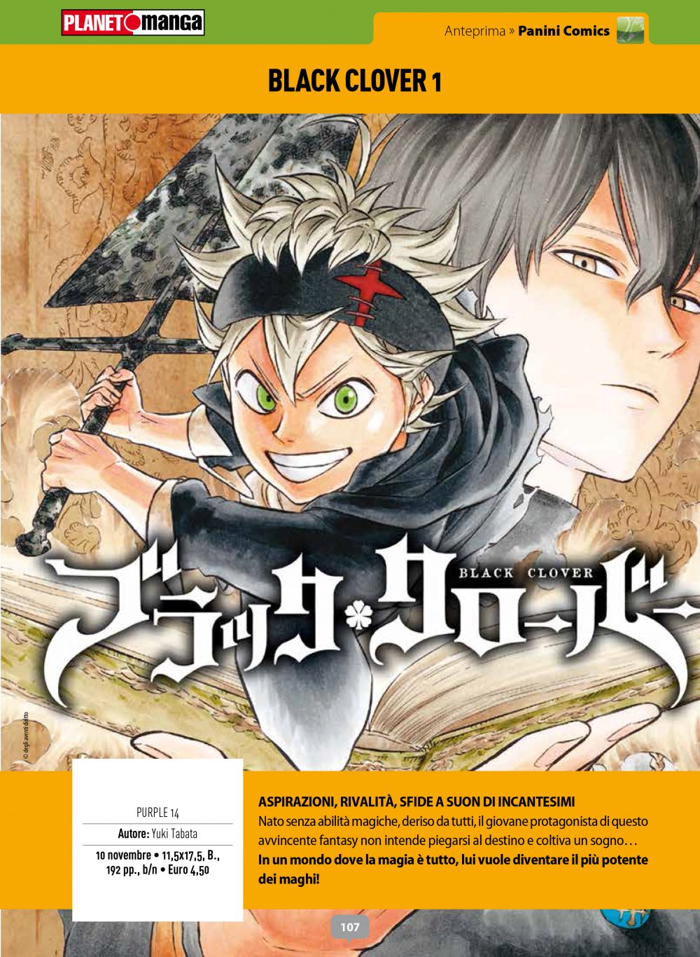 Black Clover vol. 1