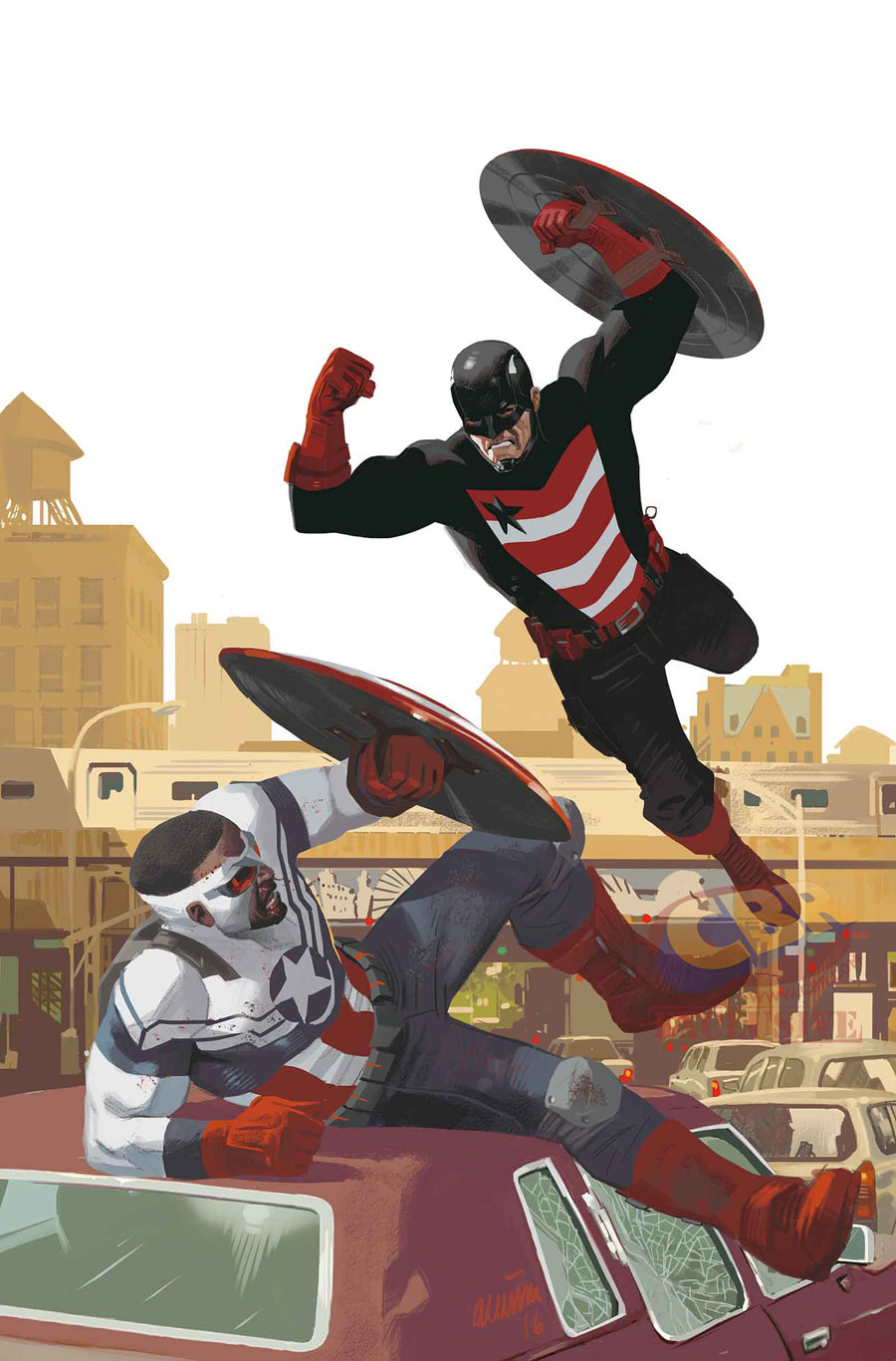 Captain America Sam Wilson #13, copertina di Daniel Acuna