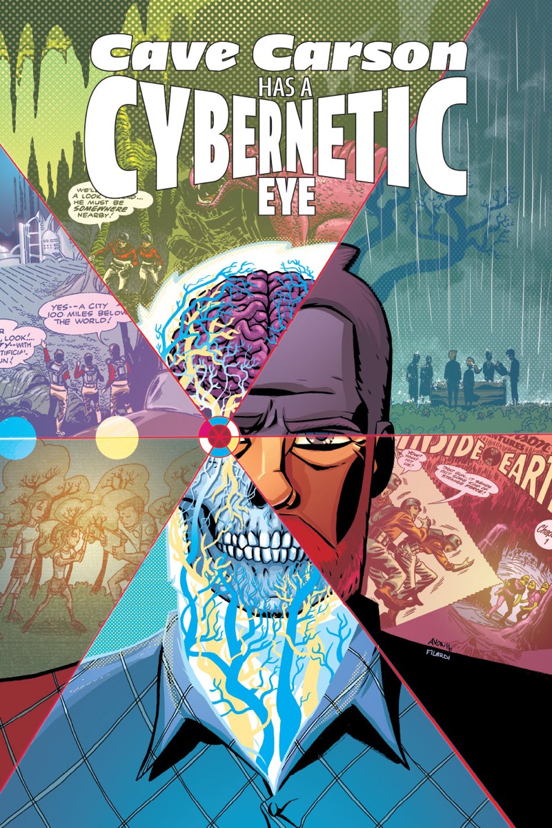 Cave Carson Has Cybernetic Eye, copertina di Michael Avon Oeming