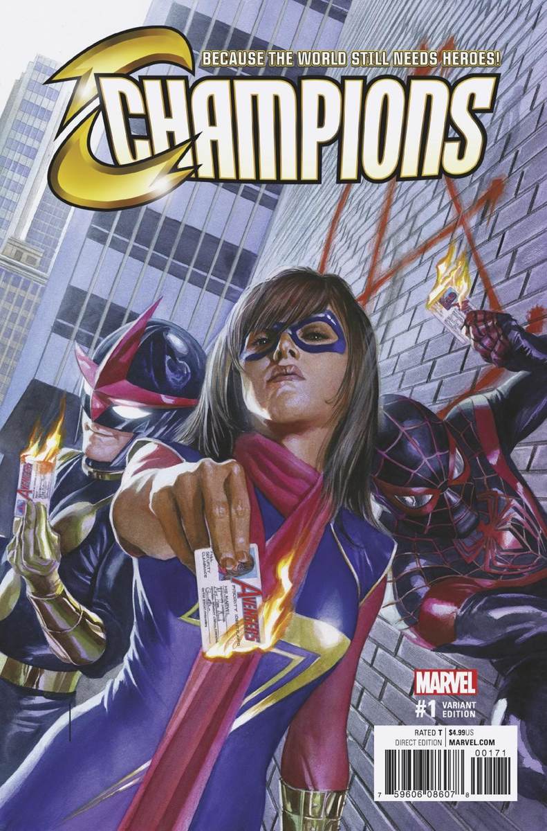 Champions #1, variant cover di Alex Ross