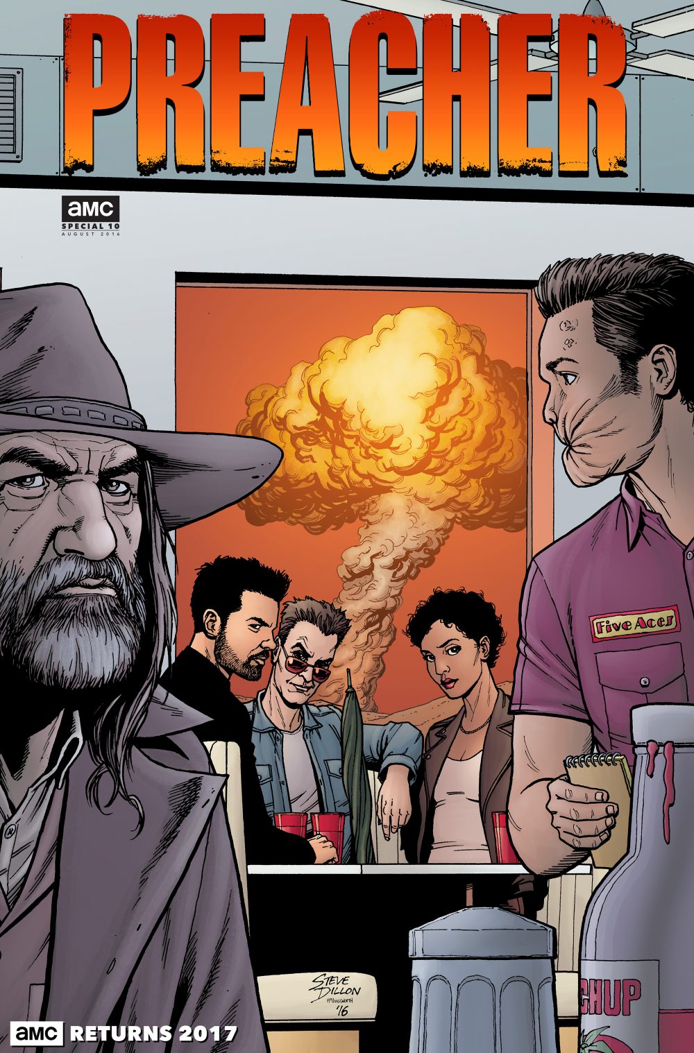 Preacher, locandina di Steve Dillon