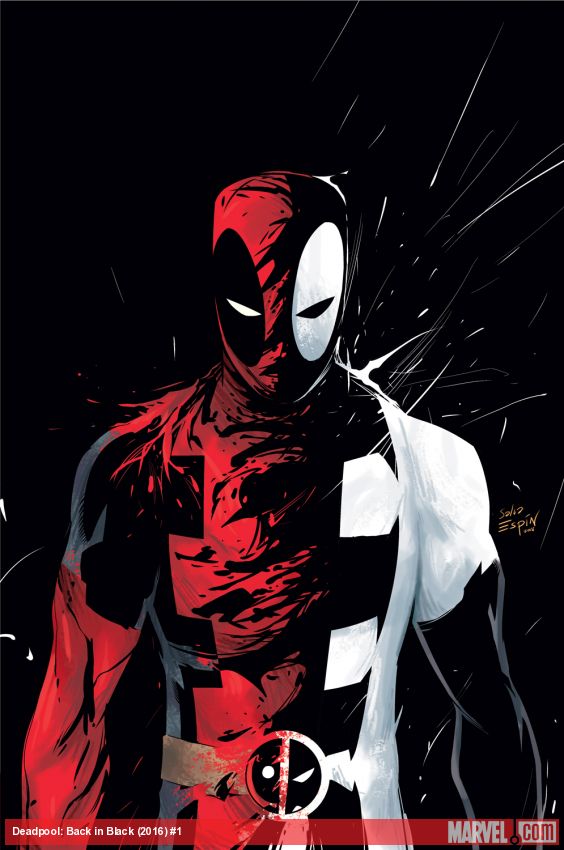 Deadpool Back in Black #1, copertina di Salva Espin