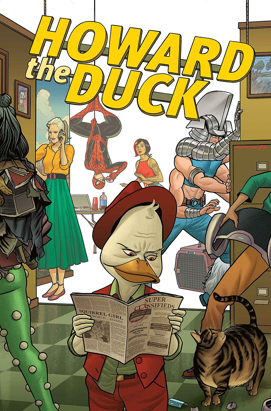 Howard The Duck #11, copertina di Joe Quinones