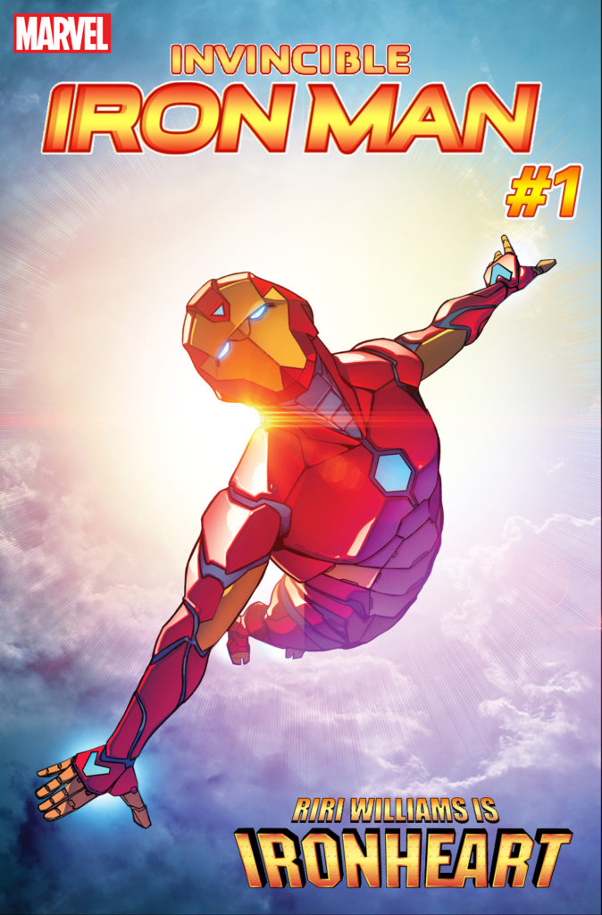 Invincible Iron Man #1, copertina di Stefano Caselli