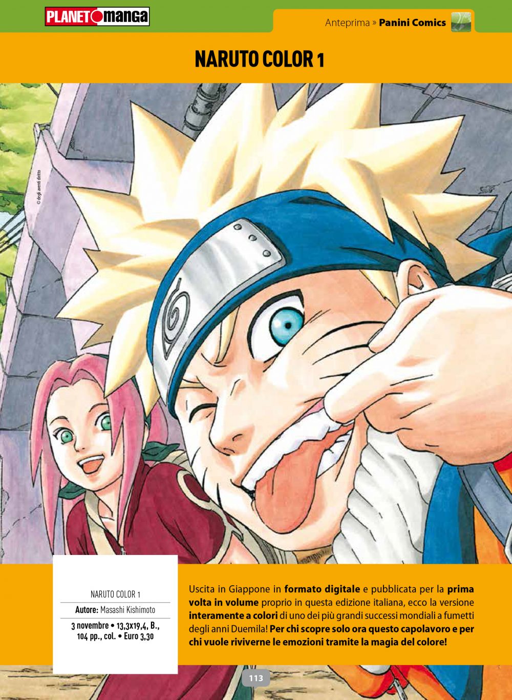 Naruto Color vol. 1